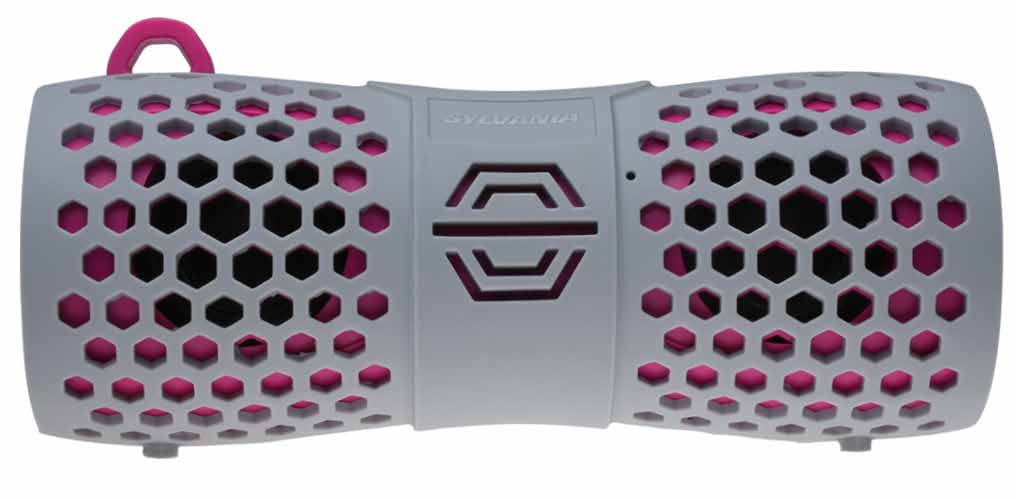 sylvania rugged water resistant bluetooth speaker