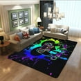 thumbnail image 1 of Teen Boys Carpets Printed Gamepad Living Room Mat Gamer Bedroom Area Rugs Controller Player Home Decor Non-Slip Crystal Sofa Floor 100*150cm, 1 of 2
