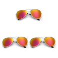 thumbnail image 3 of Jumpingount Gafas de sol clásicas individuales de alto rango diferentes cómodas mano de obra fina gafas redondas de nuevo estilo dorado + rojo Type1 NO1, 3 of 6