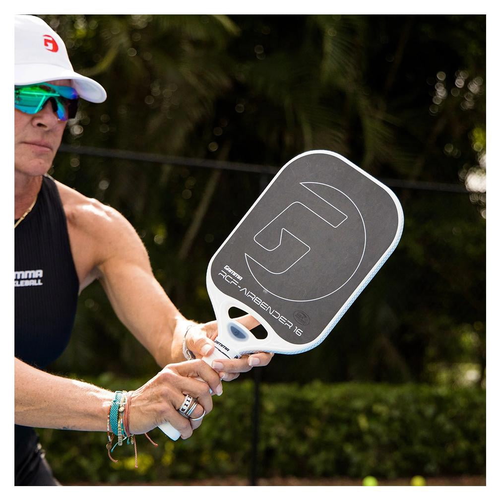 GAMMA Airbender 16 Carbon Fiber Pickleball Paddle with Aerodynamic Open Throat, 8.3 oz.