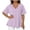 zz-Watermelon Red, variant on QIUOMBBP Womens Plus Size T Shirts Short Sleeve V Neck Split Side Solid Shirt Relaxed Fit Casual Summer Beach Tops Light Blue L