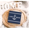 thumbnail image 5 of Zomyto 5"x5" Summer Lake House Anchor with Rope Navy Wood Box Sign Desk Decor,Farmhouse Rustic Wooden Block Box Sign Decoration For Lake House Cabin Country Home Wall Shelf Table Decor, 5 of 6