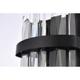 thumbnail image 5 of Serena 8 inch crystal bath sconce in black, 5 of 8