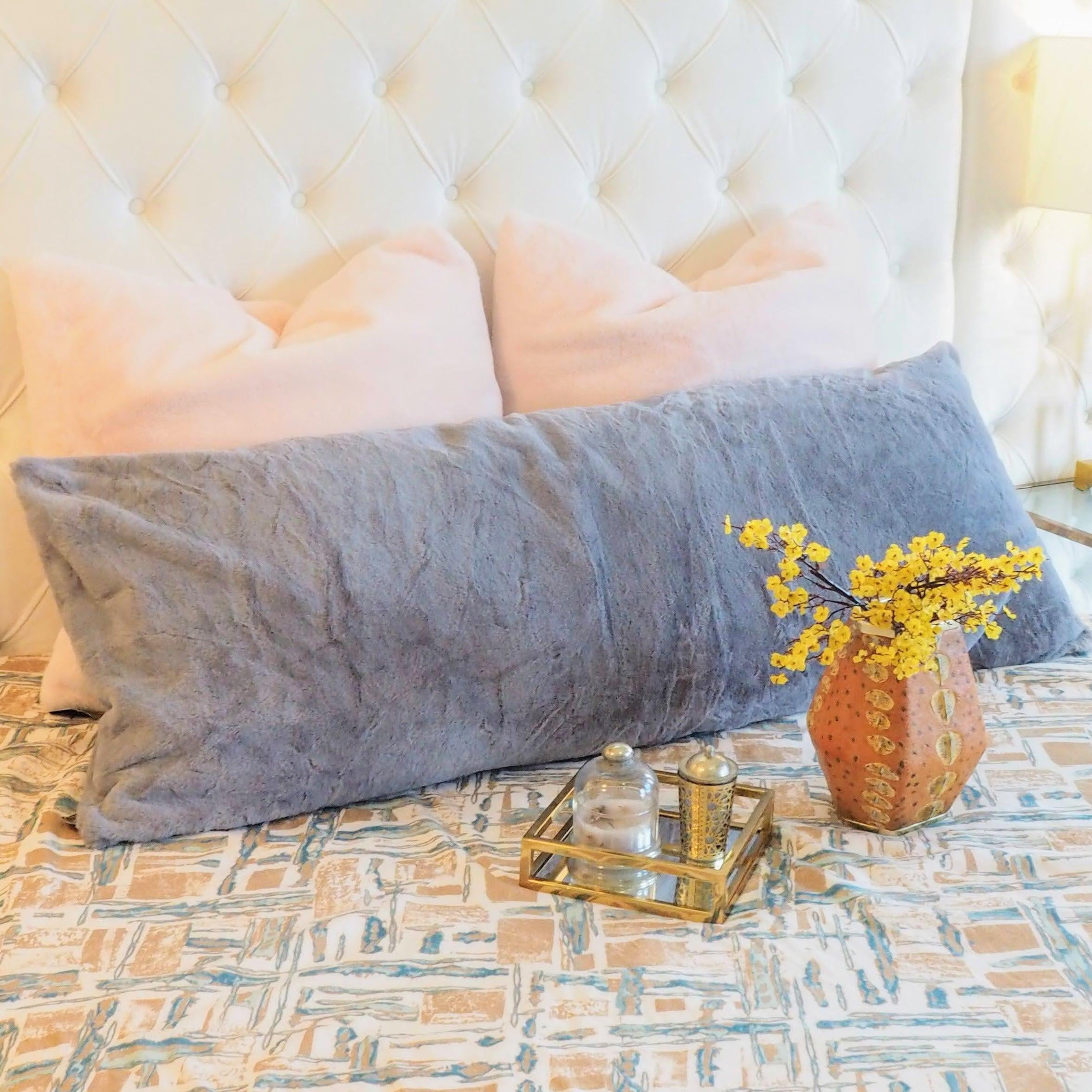 Faux Fur Body Pillow Cover