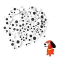 thumbnail image 2 of Yokua 100PCS Wiggly Wobbly Googly Eyes Self-adhesive Scrapbooking Crafts, 2 of 15