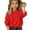 Red, variant on YunPes Solid Knit Sweater for Kids Boys Girls Crew Neck Soft Long Sleeve Pullover Shirt Fall Winter Warm Casual Tops