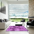 thumbnail image 7 of Ahgly Company Machine Washable Indoor Rectangle Transitional Heliotrope Purple Area Rugs, 8' x 12', 7 of 7