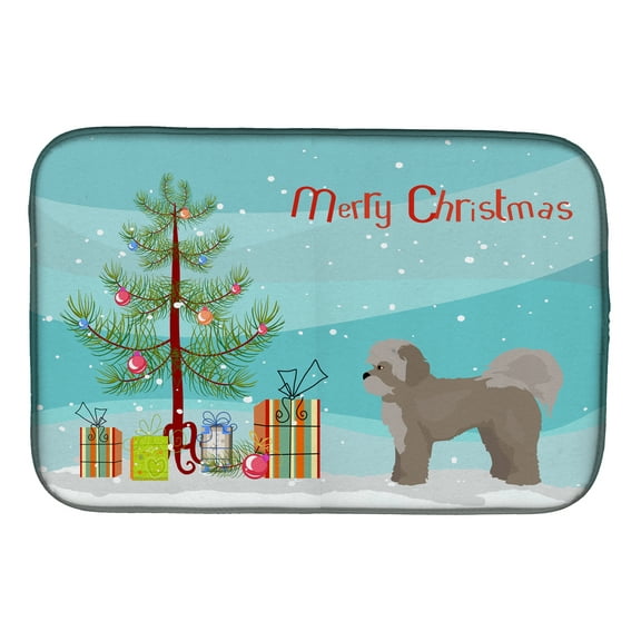 Zuchon #1 Christmas Tree Dish Drying Mat