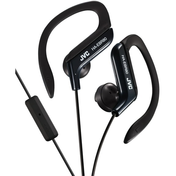 JVC HAEBR80B Clip Style Sports Headphones (Black)