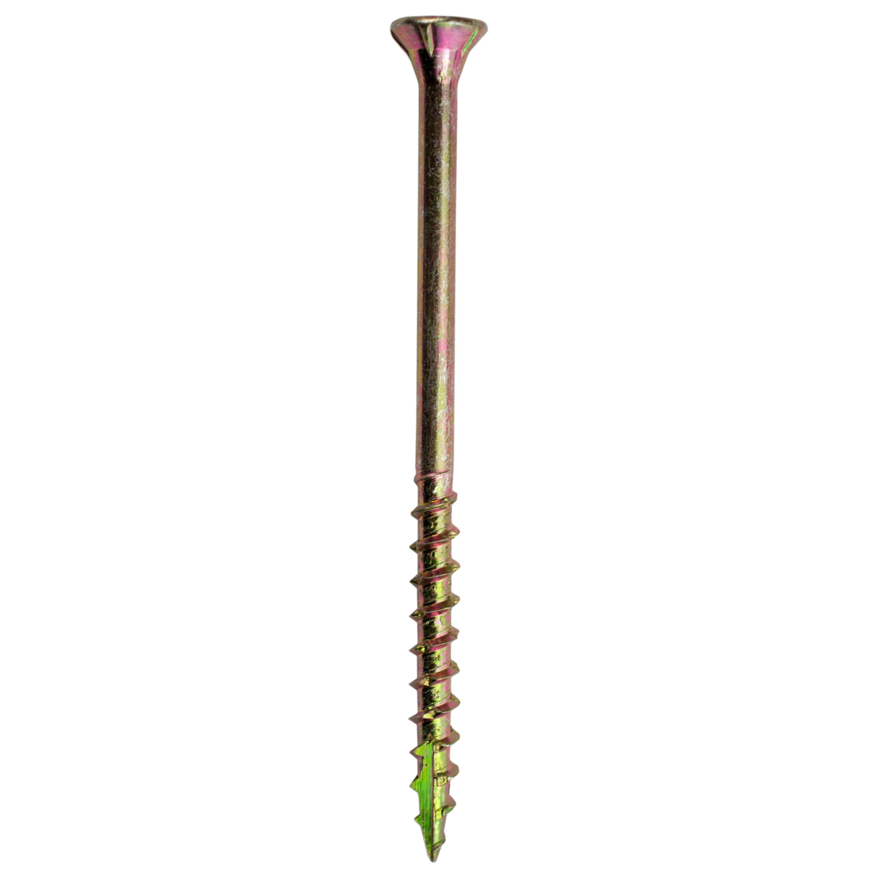 Grip-Rite #9 x 3 in. Star Drive Gold Construction Screw 10lb. Bucket