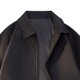thumbnail image 3 of Ceisia Men's Casual Flip Collar Zipper Jacket with Pockets Oversized Contrast Hood Gift Outerwear, 3 of 5