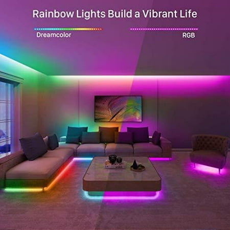 lights living room govee led strip sync modes installation bedroom scene kitchen easy light party music dreamcolor 4ft changing control