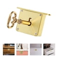 thumbnail image 2 of KAKOWELY 1 Set of File Cabinet Lock Secure Drawer Lock Brass File Wooden Box Safety Lock Replacement,2.36"X1.38"X0.39", 2 of 4