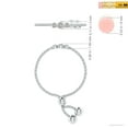thumbnail image 4 of ANGARA Natural Bezel-Set Diamond Three Stone Bolo Ring in 14K White Gold for Women (Size-1.85mm| Color-K| Clarity-I3) | April Birthstone, Anniversary, Jewelry Gift for Women | Natural Diamond Ring, 4 of 8