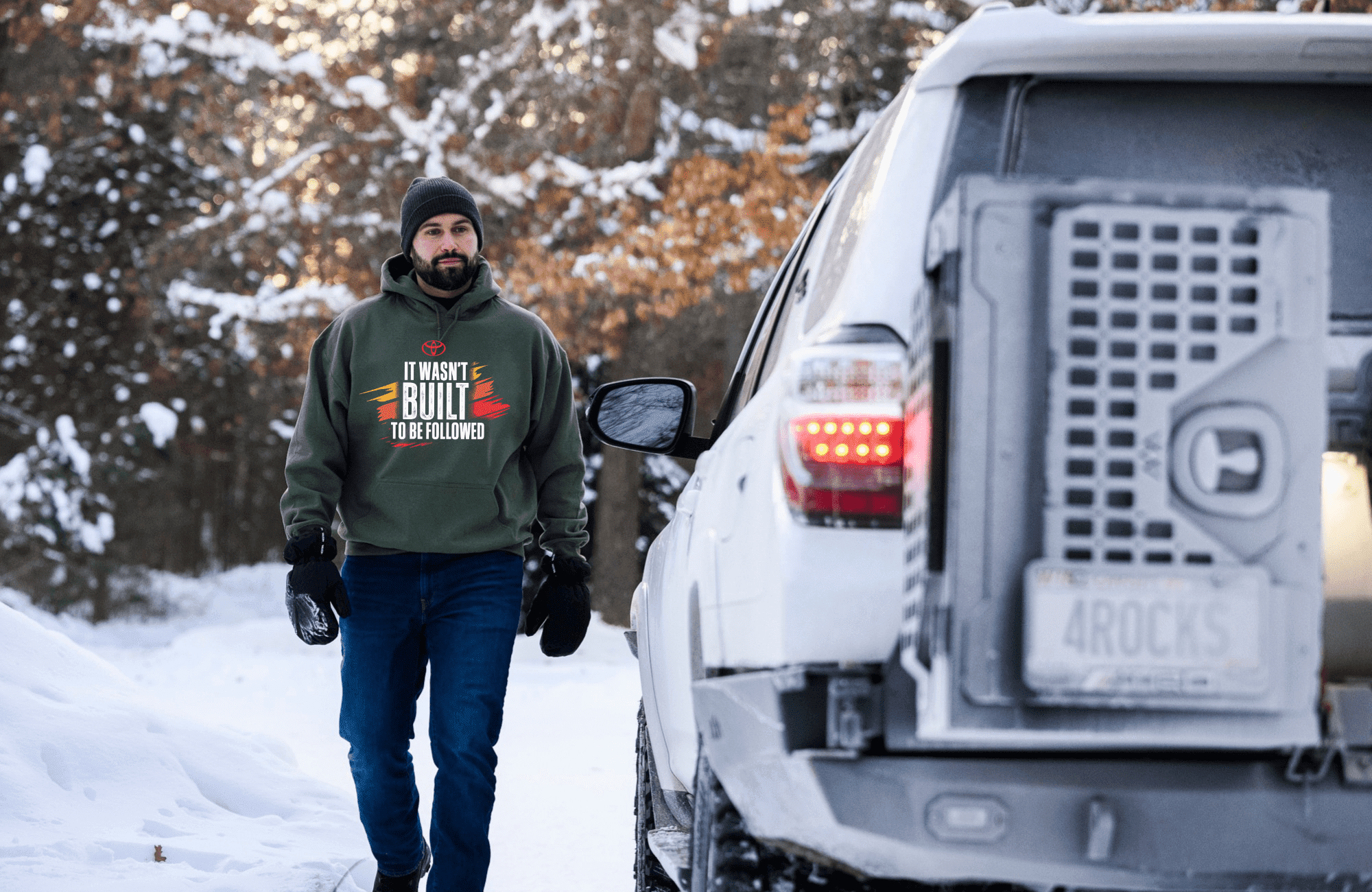 Toyota Off Road Hoodie-It Wasn't Built to be Followed