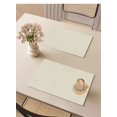 thumbnail image 4 of Nvzi Faux Leather Heat Resistant Placemats, Dining Room Table Mats, Protect Surfaces,Non-Slip Washable Table Mats，Kitchen Decor Accessories（Set of 2, Size 23.6*15.7in,O ）, 4 of 4