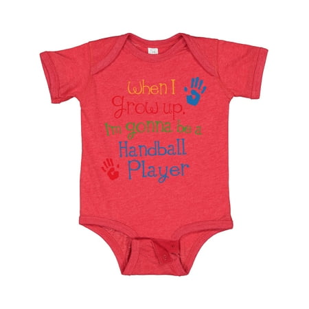 

Inktastic Handball Player Future Gift Baby Boy or Baby Girl Bodysuit