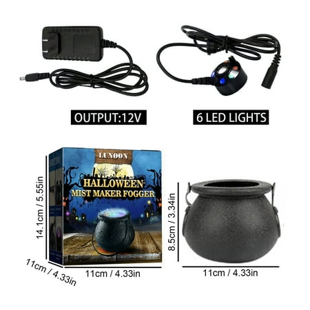 

ZYXWVU up to 60% off Halloween Lights Witch Light Jar Colourful Led Lights Witch Jar Fogging Colour Changing Party Ambient Lights Deals