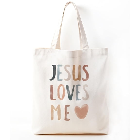 Christian Canvas Tote Bag Bible Carry Tote for Women for Church Travel and Daily Use