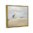 thumbnail image 3 of Stupell Pelican Duo Sandy Beach Dunes Landscape Painting Gold Floater Framed Art Print Wall Art, 3 of 6