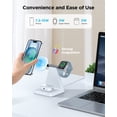 thumbnail image 5 of 3 in 1 Wireless Charger for iPhone: Charging Station for Apple Devices, Fast Charging Stand for iPhone 15 14 13 12 Pro/Pro Max/Plus/Mini AirPods&iWatch, 5 of 8