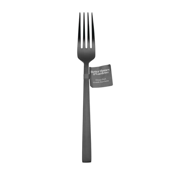 Better Homes & Gardens River Black Satin Dinner Fork