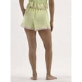 thumbnail image 2 of No Boundaries Satin Sleep Shorts with Scallop Lace Trim, 1.75'' Inseam, Women’s, 2 of 4