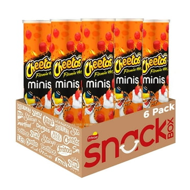 Cheetos Minis Canisters, Flamin' Hot, HYZ01 3.625 Ounce (Pack of 6)