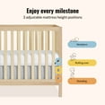 thumbnail image 7 of Dream On Me Synergy MOD Crib, Made with Sustainable New Zealand Pinewood, Natural, 7 of 7