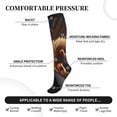 thumbnail image 3 of Lsque Squirrel Sleeping In Tree Pattern Sport Compression Socks for Men & Women 15-20 mmHg Knee High Nurse Pregnant Running Medical and Travel Athletic, 3 of 6