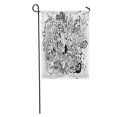 thumbnail image 1 of JSDART Party Abstract Music Collage Musical Instruments Doodle Sound Sketch Rock Garden Flag Decorative Flag House Banner 28x40 inch, 1 of 2
