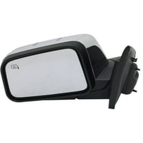 Mirror Compatible With 2007 Lincoln MKX Left Driver Side Heated Chrome Kool-Vue
