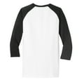 thumbnail image 4 of Mafoose Mens Core Blend 3/4-Sleeve T-Shirt White/Jet Black Small, 4 of 6