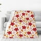 thumbnail image 1 of Fotbe fall laef Maple Manta de Franela Acolchonada con Estampado, Súper Suave y Esponjosa, Extra Grande para Sofá, Cama, Uso Todo el Año-60"x50", 1 of 7