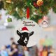 thumbnail image 2 of Gibobby Sombrero de Papá Noel de Navidad Decoraciones navideñas de animales Adorno de doble capa(D), 2 of 4