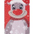 thumbnail image 6 of Family Matching Christmas Pajamas Long Sleeve Crewneck Reindeer Print Holiday Sleepwear Loungewear, 6 of 9