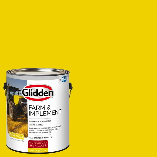 Glidden Farm & Implement Interior & Exterior Paint, Safety Glidden Farm & Implement Interior & Exterior Paint, Safety