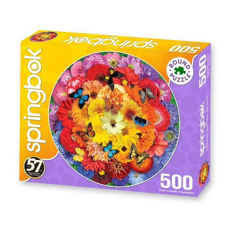 Ravensburger Circle of Colors: Flowers Jigsaw Puzzle - 500pc