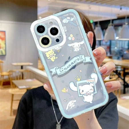 Sanrio Hello Kitty Kuromi Phone Case For Xiaomi Redmi Note 12C 11 10 Pro Plus 10C K30 K40 K50 K60 4G 5G Transparent Cover Girl