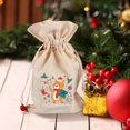 thumbnail image 5 of Fabric Storage Organizer Spring Decor Packaging Bag Bead Cotton Printing Cartoon Pattern Cotton Sack Apple Candy Gift Bag Bedding Storage,Closet Organizer,Foldable Storage,Drawstring Storage Bag,Quil, 5 of 5