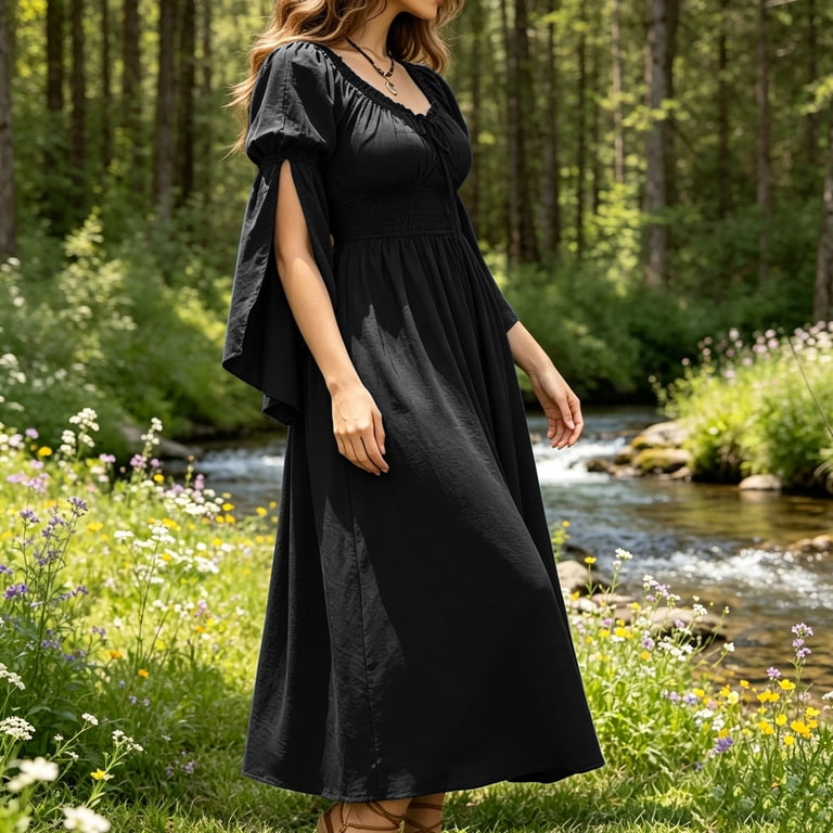 midi milkmaid dress Milk Maid for Women, Dress Women, Summer Puff Sleeve Floral Split Maxi Dress Boho Casual Beach Dress (#10,XL) at Amazon Women's Clothing store This distinctive piece reflects Warehouses confident and feminine aesthetic. Flowy Milkmaid Dresses | Maxi,