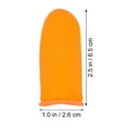 thumbnail image 2 of unbranded  100 Pcs Finger Sleeves Support Fingertip Bandages Waterproof Fingerless Fitness Orange, 2 of 8
