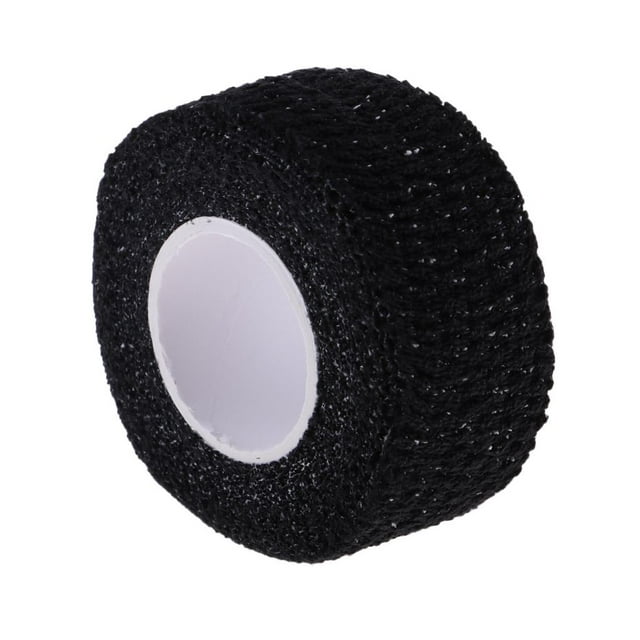 Elastic Durable Comfort Cotton Compression Finger for Golf Sports Protection , Black