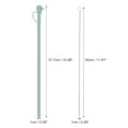 thumbnail image 2 of Unique Bargains 1 Set Washable Replacement Straw and Cover Light Green Silicone, 2 of 5
