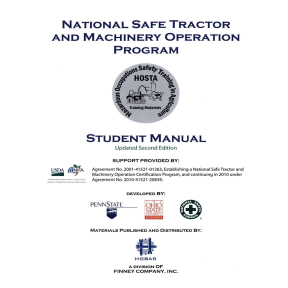National Safety Tractor and Machinery Operation Program Student Manual, (Paperback)