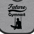 thumbnail image 4 of Inktastic Future Gymnast Baby Boy Boys Baby Bib, 4 of 4