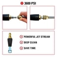 thumbnail image 3 of Universal Pressure Washer Turbo Nozzle, 1/4 In. Quick Connect, Hot- or Cold-Water Use, Rated Up to 3600 PSI - 80143, 3 of 4