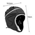thumbnail image 6 of Joernso Goalkeeper Helmet with Adjustable Buckle Shock-proof Breathable Damping Function Head Protector for Sports, 6 of 8
