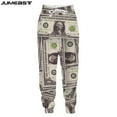 thumbnail image 4 of Men's Spring and Autumn Fashion Pants Money 3D Printed Jogging Pants Unisex Harajuku Street Leisure Sports Straight leg Pants, 4 of 6