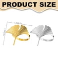 thumbnail image 1 of Decorative Tray Decor Shape Decorative Napkin Rings for Table Decor Reusable Metal Napkin Holders for Thanksgiving Christmas Wedding Elegant Dining Table Ornament Tray Decor Serving Tray Decorative T, 1 of 5